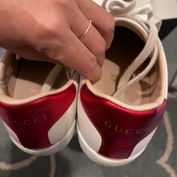 GUCCI New Ace Striped Sneakers - Picture 5 of 11